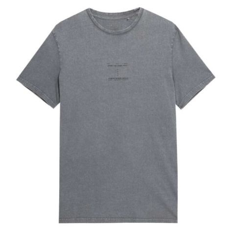 4F MEN´S T-SHIRT Pánske tričko, sivá, veľkosť