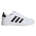 Juniorská rekreačná obuv ADIDAS Grand Court 2.0 K cloud white core black core black