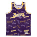 Mitchell & Ness La Lakers Swingman Jersey - Pánske - Dres Mitchell & Ness - Fialové - MSPOBW1908