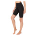 LOS OJOS Women's Black High Waist Contouring Cycling Shorts. Short Sport Leggings