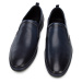 Pánske topánky z perforovanej kože s gumičkami 96-M-515-N