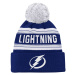 Tampa Bay Lightning detská zimná čiapka Jacquard Cuffed Knit With Pom