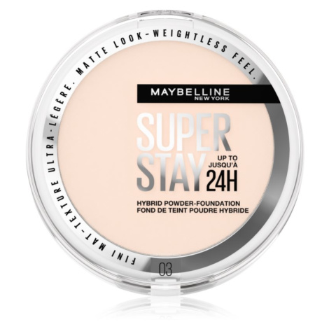 Maybelline SuperStay 24H Hybrid Powder-Foundation kompaktný púdrový make-up pre matný vzhľad odt