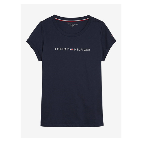 Tommy Hilfiger tmavo modré tričko RN Tee SS Logo