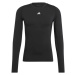 adidas TECHFIT LONG SLEEVE TEE Pánske tričko, čierna, veľkosť