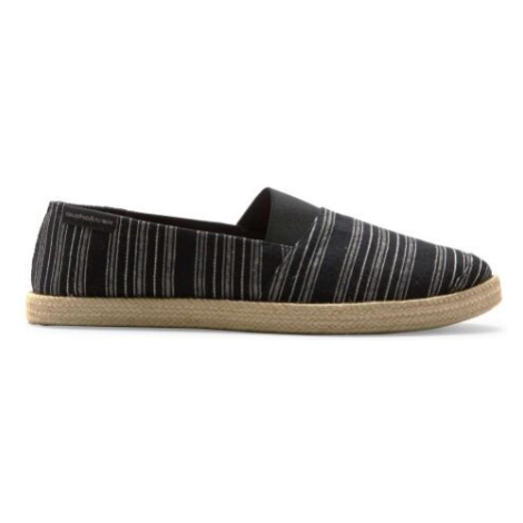 Quiksilver ESPADRILLED Pánska slip-on obuv, čierna, veľkosť 41