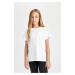 DEFACTO Girls Regular Fit Crew Neck Short Sleeve T-Shirt