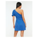 Voľnočasové šaty pre ženy Trendyol - modrá