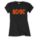 AC/DC tričko Logo Čierna