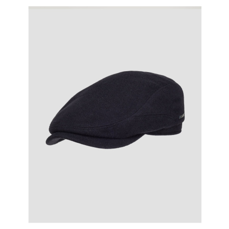 Pánska čiapka Stetson Driver Cap Wool Cashmere Tmavomodrá