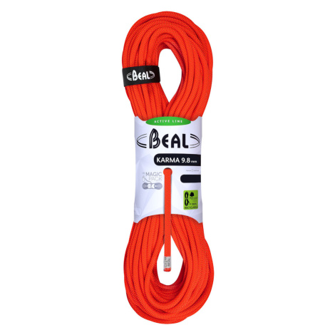 Lezecké lano Beal Karma 9,8 mm Farba: oranžová