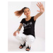 Čierne tričko Frida s potlačou a nápisom "Cultivate kindness" TW-TS-1005-16.04-black