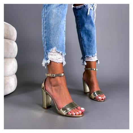 Zlaté sandále iMóda