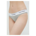 Brazílske nohavičky Calvin Klein Underwear šedá farba, 000QF5981E