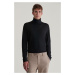 SVETER GANT EXTRAFINE MERINO WOOL TURTLENECK BLACK