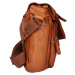 Pánska kožená taška na doklady Dakar Amos - koňak