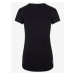 Čierne dámske športové tričko s potlačou Kilpi TORNES