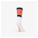 Reebok Cl Basketball Sock White/ Vector Navy/ Dynred