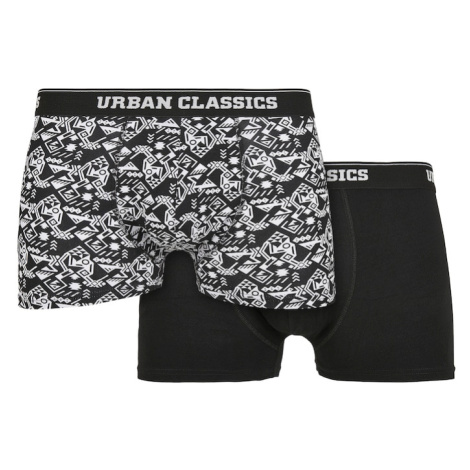 Urban Classics Boxerky  čierna / biela