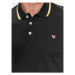 Jack&Jones Polokošeľa 12174038 Čierna Regular Fit