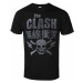 Tričko metal ROCK OFF Clash Skull & Crossbone Čierna