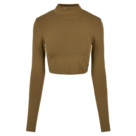 Women's Organic Long Sleeve Turtleneck - Olive Urban Classics