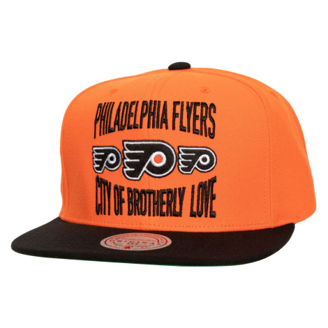 Philadelphia Flyers čiapka flat šiltovka City Love Snapback Vintage Mitchell & Ness
