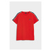 TRIČKO GANT SHOULDER TAPE T-SHIRT BRIGHT RED