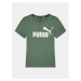 Puma Tričko Ess Logo 586960 Zelená Regular Fit