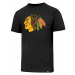 47 NHL CHICAGO BLACKHAWKS CLUB TEE čierna - Pánske tričko