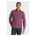 KOŠEĽA GANT REG UT ARCHIVE OXFORD CHECK SHIRT MAHOGANY RED