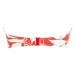 Vrchný diel plaviek Oasis SW1583 - Panache červeno-bílá