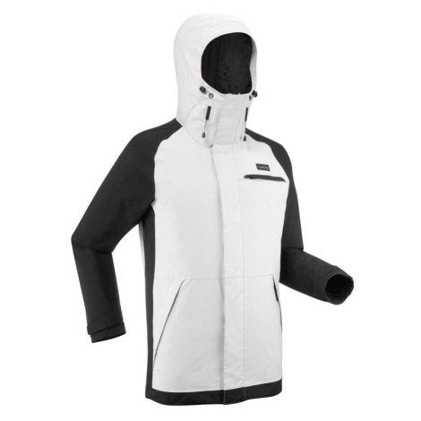 Pánska snowboardová bunda SNB 100 sivá