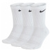 Unisex ponožky Everyday Cushion Crew SX7664-100 White - Nike
