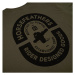 HORSEFEATHERS Tričko Powder Badge II - burnt olive GREEN