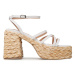 Steve Madden Espadrilky Belise SM11002482-107 Écru