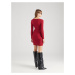 Abercrombie & Fitch Pletené šaty  červená