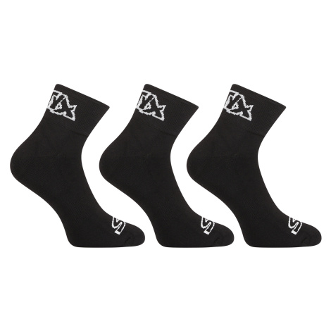 3PACK ponožky Styx členkové čierne (3HK960) S
