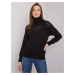 RUE PARIS Ecru Ladies sweater with turtleneck