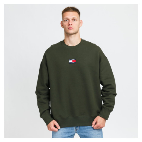 TOMMY JEANS Tommy Badge Crew olive Tommy Hilfiger
