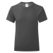 Iconic Fruit of the Loom Graphite T-shirt