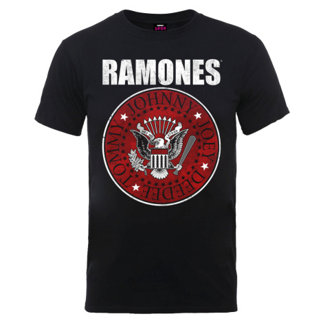 Ramones tričko Red Fill Seal Čierna