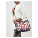 Men´s black eco-leather bag with a British motif