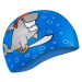 AQUA SPEED Plavecká čiapka Kiddie Shark Blue 4-8 let