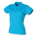 Henbury Dámske funkčné polo tričko H476 Turquoise