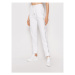 Calvin Klein Teplákové nohavice Logo Tape K20K203116 Biela Slim Fit