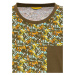 Tričko Camel Active T-Shirt Olive Brown