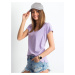 DÁMSKE SVETLOFIALOVÉ TRIČKO RV-TS-4837.19P-LIGHT PURPLE