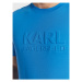 KARL LAGERFELD Tričko 755062 524241 Modrá Regular Fit