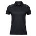 Tee Jays Dámske funkčné polo tričko TJ7201 Black